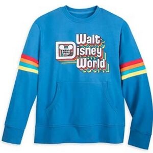 Disney‎ World Womens Sweatshirt XL Mikey Mouse Crewneck Long Sleeves Lounge